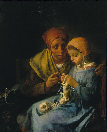 millet knittinglesson